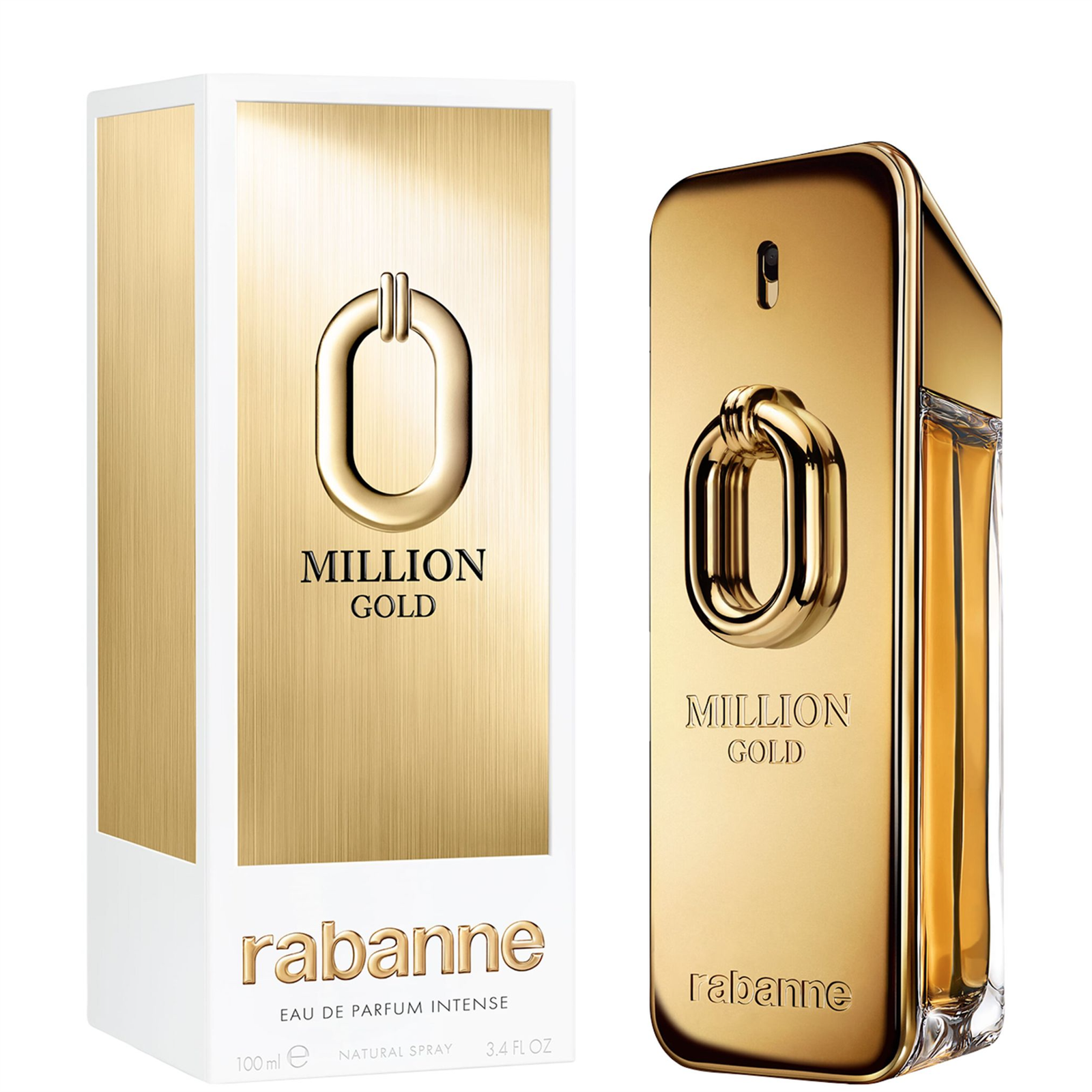 Paco Rabanne Million Gold Eau de Parfum Intense 100ml Spray New & Sealed