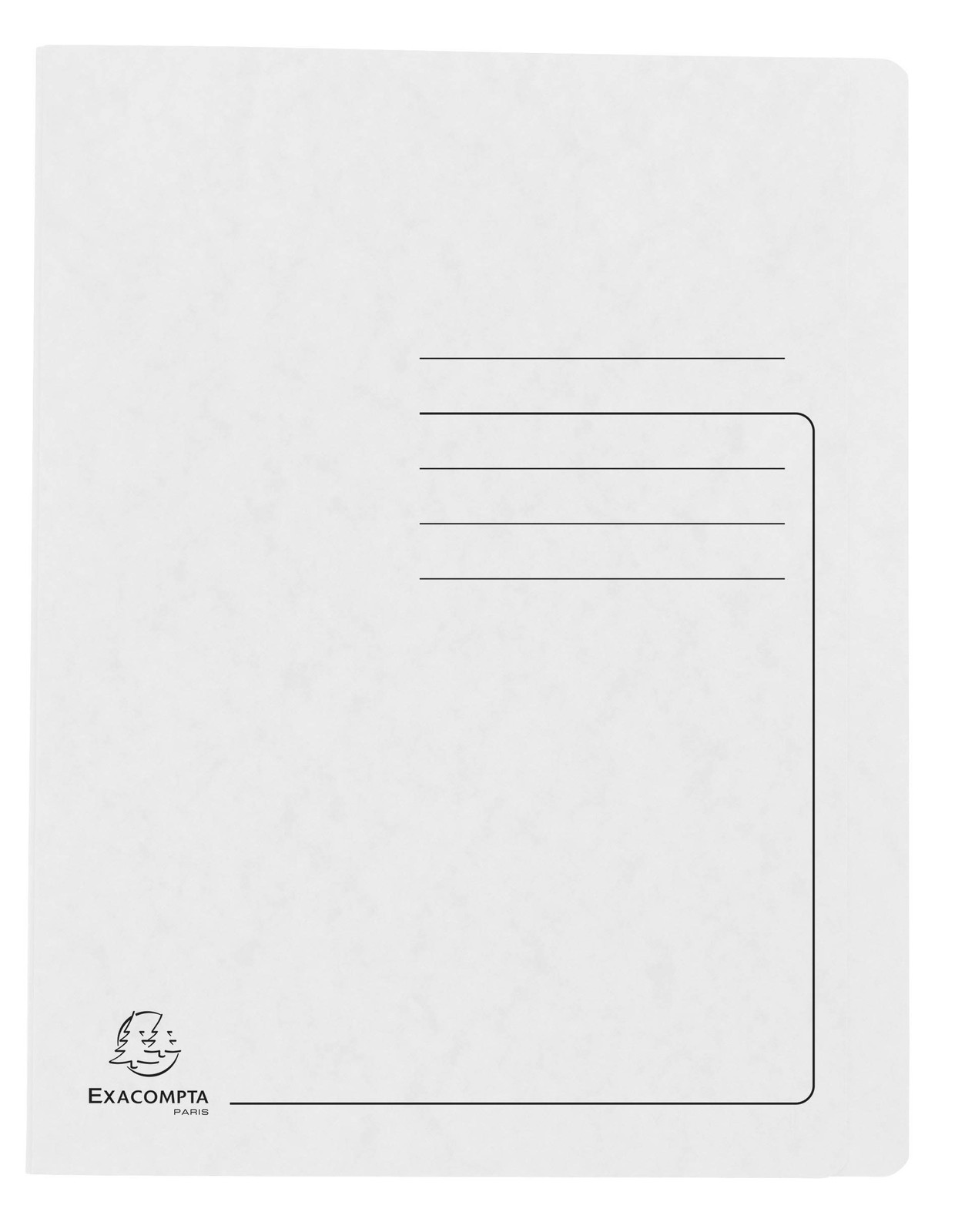 Exacompta - Ref 39982E - Flat Bar File - Suitable for A4 Documents, Pre-Printed