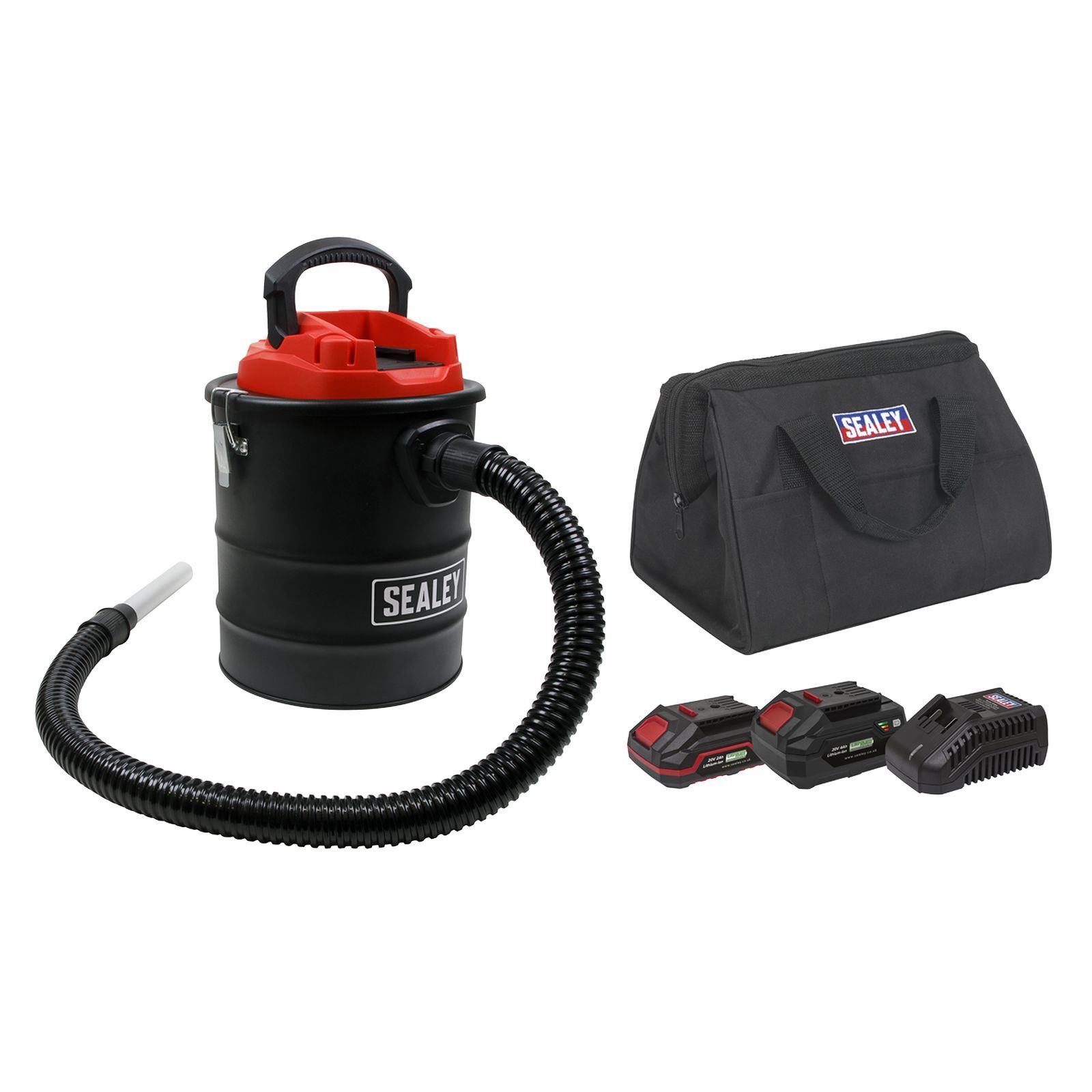Sealey Handheld Ash Vacuum Cleaner 20V SV20 Series 15L Kit - CP20VAVKIT