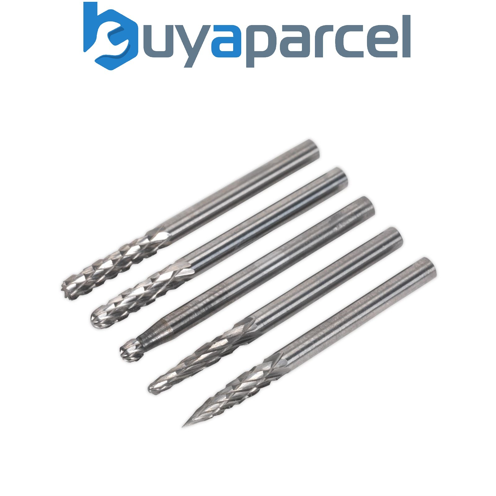 Sealey MCBSET01 Micro Carbide Burr Set 5pc