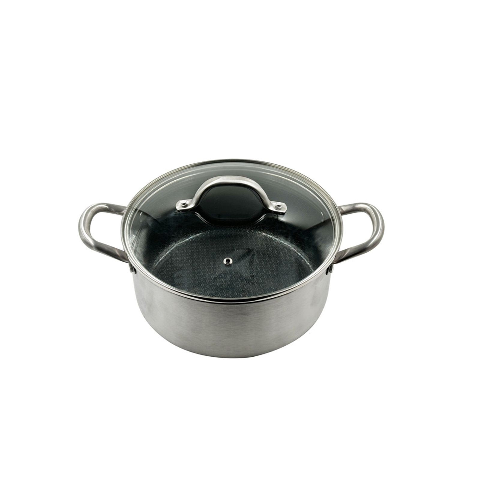 2x Saucepan Cooking Induktionstopf Parma Ø 24 CM – Stainless With Glass Lid