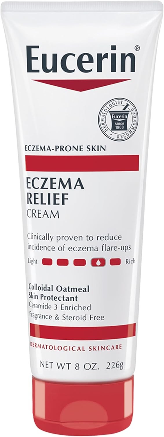 Eucerin Body Creme, Eczema Relief, 8 Ounce