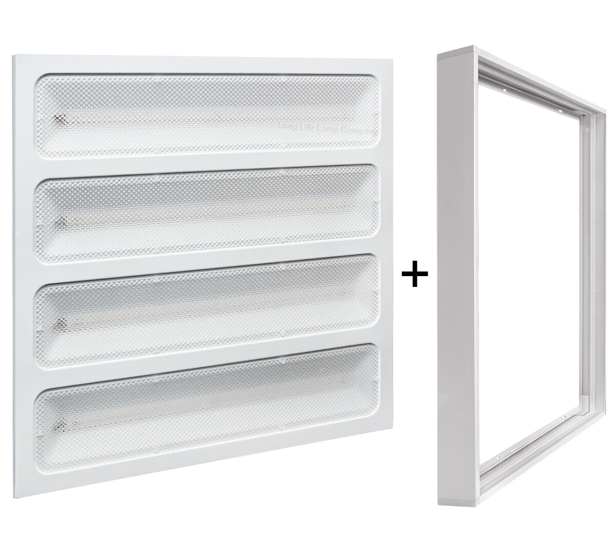 48W LED Surface Mount Panel 4 Sections Back Lit 600 x 600 Ceiling Light 4SP48W