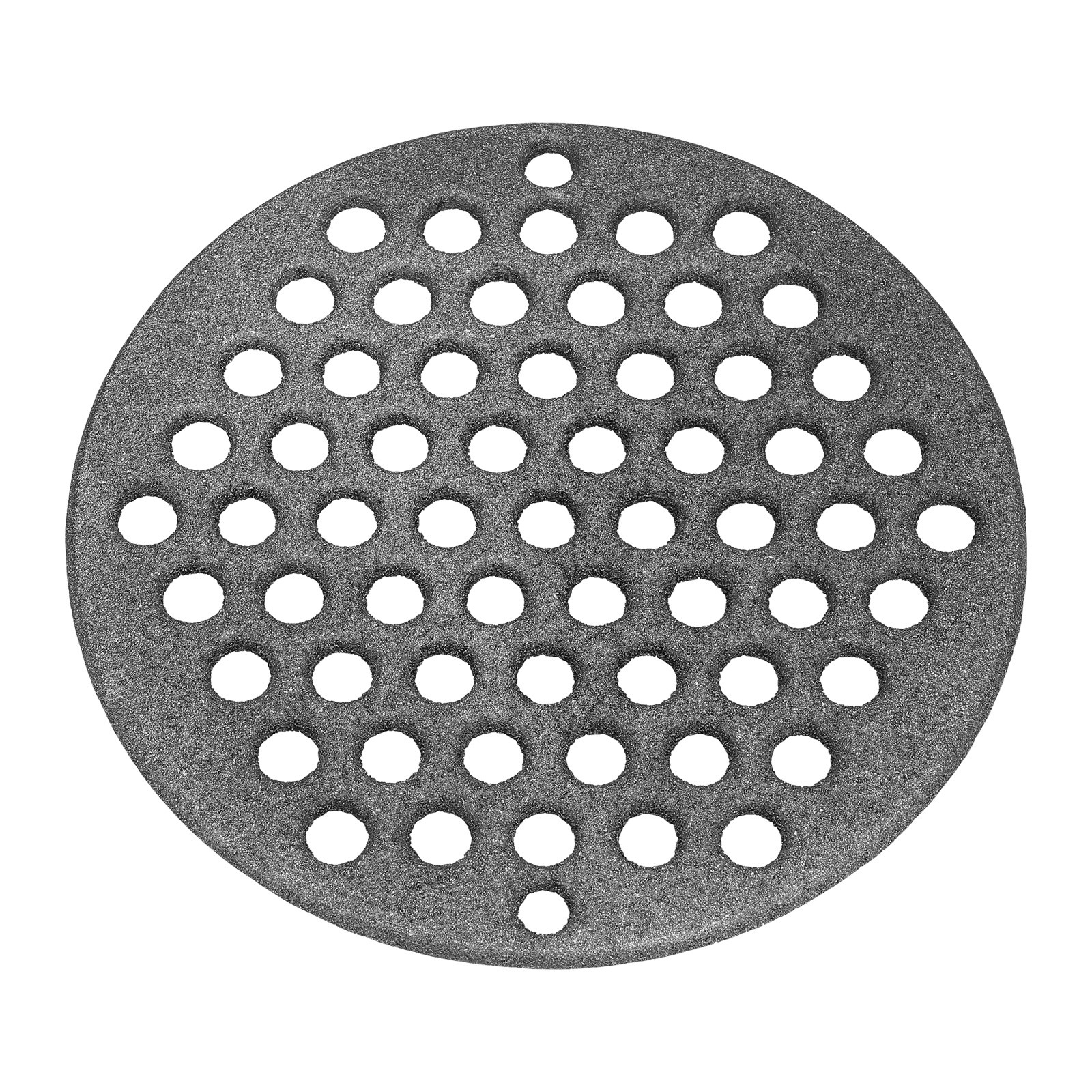 Cast Iron Bottom Fire Grate 7.4" OD Round Hole BBQ High Heat Charcoal Plate