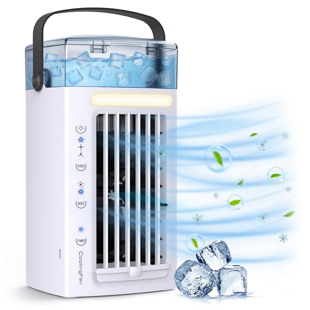 Portable Air Conditioner Fan Desk Air Cooler and Humidifier with 32728