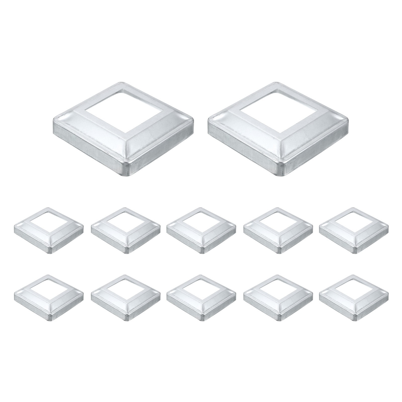 12Pcs Post Base Cover, 6x6 Integral Style Post Skirt Column Wrap(3.25x3.25)