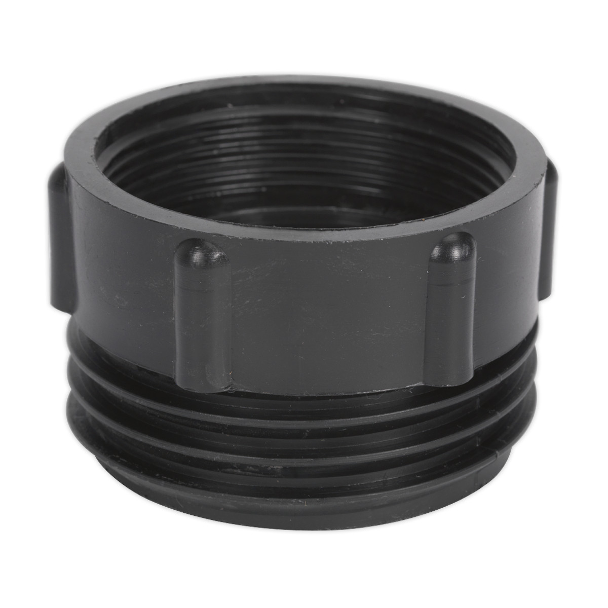 Sealey Ø69mm Mauser Drum Adaptor With 2" BSP Thread Polypropylene Black TPA04