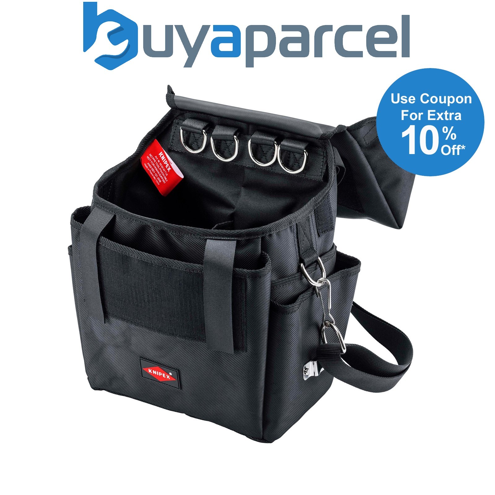 Draper 25057 KNIPEX 00 50 50 T LE Tool Bag for Working at Heights Empty, 300mm