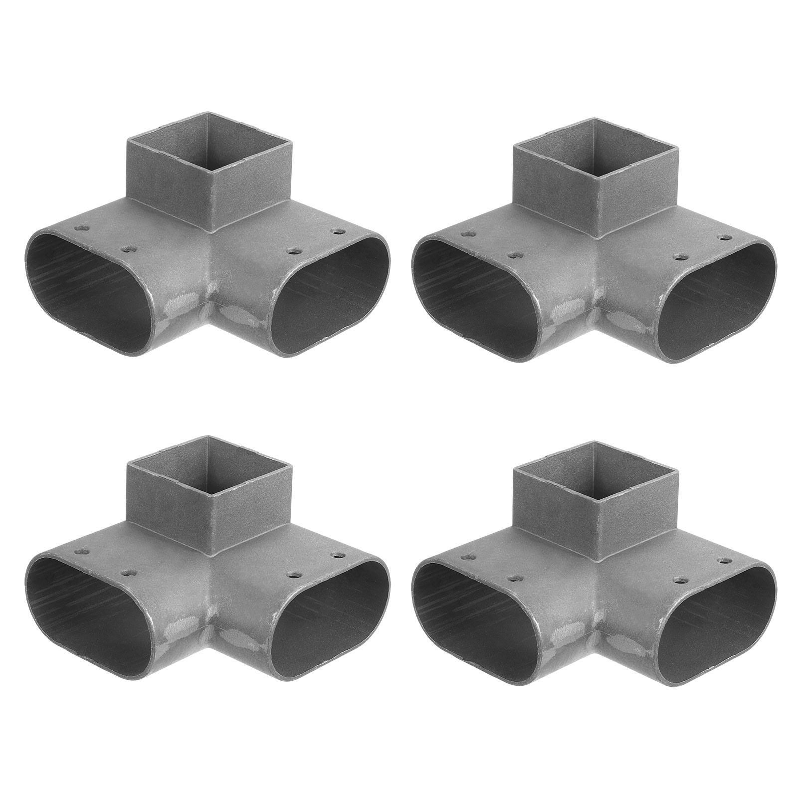 3-Way Gazebo Brackets Kit, Aluminum Bracket for 1.6" x 3.1" Lumber (4 Pack)