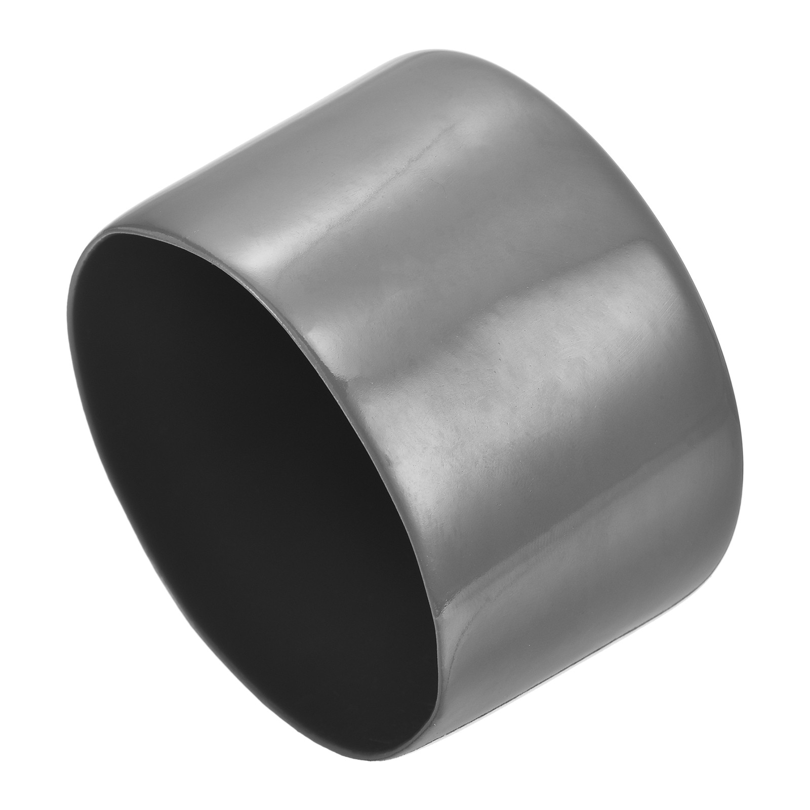 8pcs Rubber End Caps 80mm ID Vinyl Round End Cap Thread Protectors Dark Grey