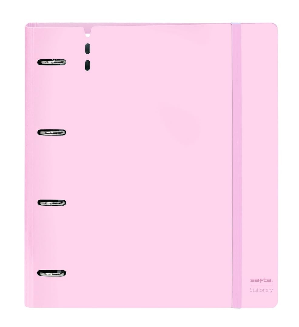 Safta FEELING – Carpeblock with 4 Rings of 35 mm, with Refill, with 100 A4 Sheet