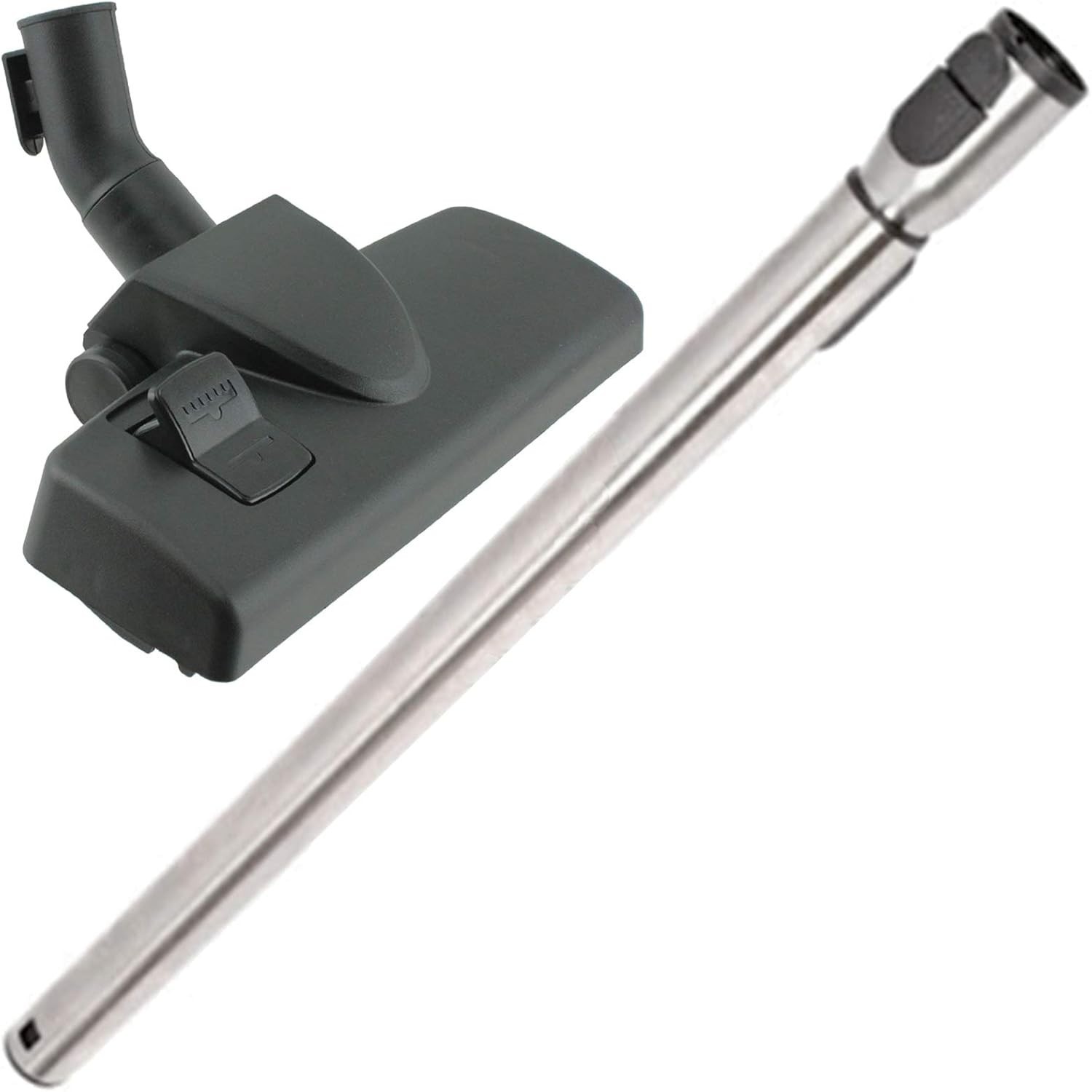 Extension Rod Tube + Floor Brush Tool Compatible with Miele C1 C2 C3 S4000 S5000