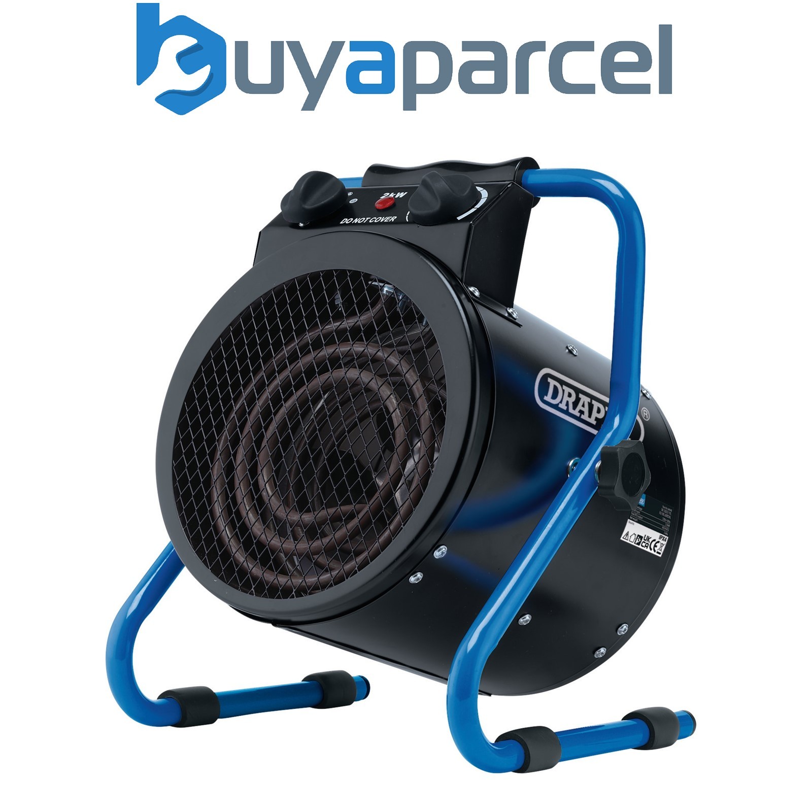 Draper 04742 230V Electric Space Heater, 2kW, 6824 BTU