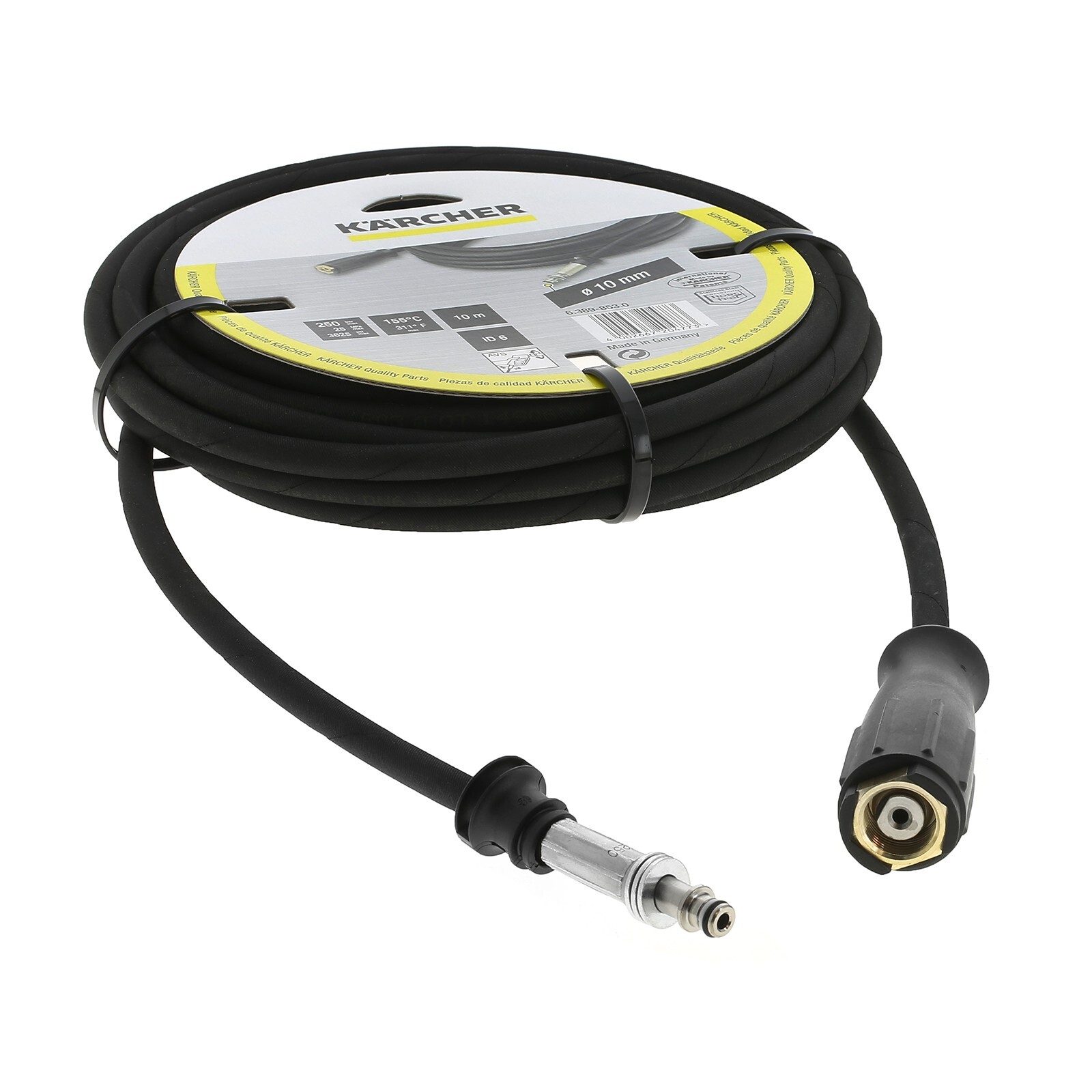 Karcher High Pressure 10 metre Hose Anti-Kink Swivel Connection Pressure Washers
