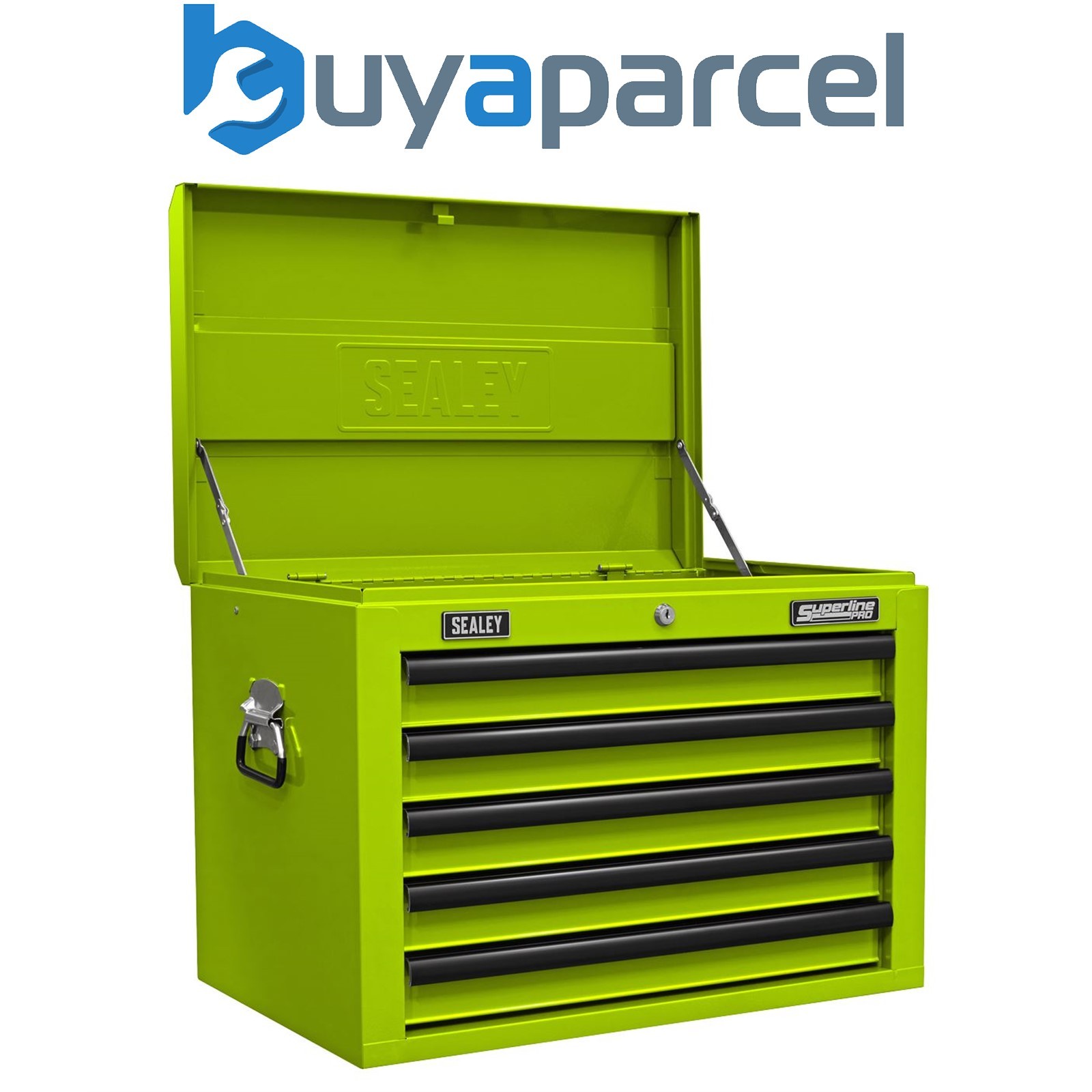 Sealey AP26059THV Superline PRO&reg; Topchest 5 Drawer - Green/Black