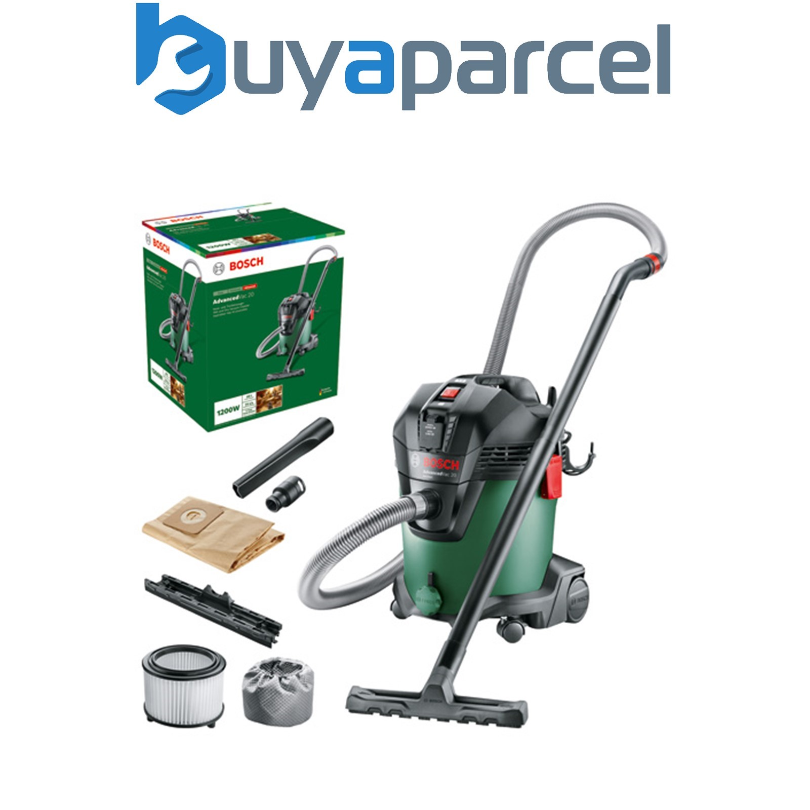 Bosch Wet and Dry Vacuum Cleaner AdvancedVac 20 Carton box 06033D1270