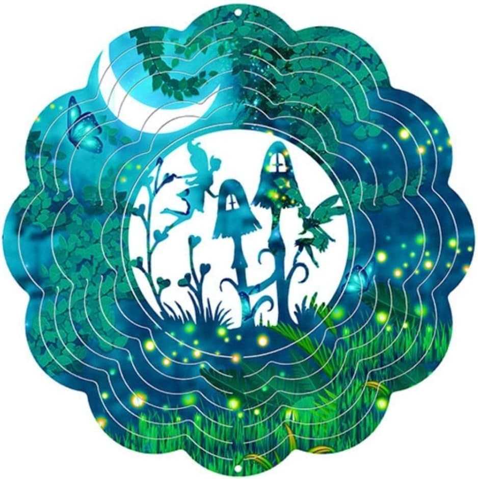 CIM Metal Wind Chime – Rainbow Fairytale Forest – 250 mm – Smooth Rotatin