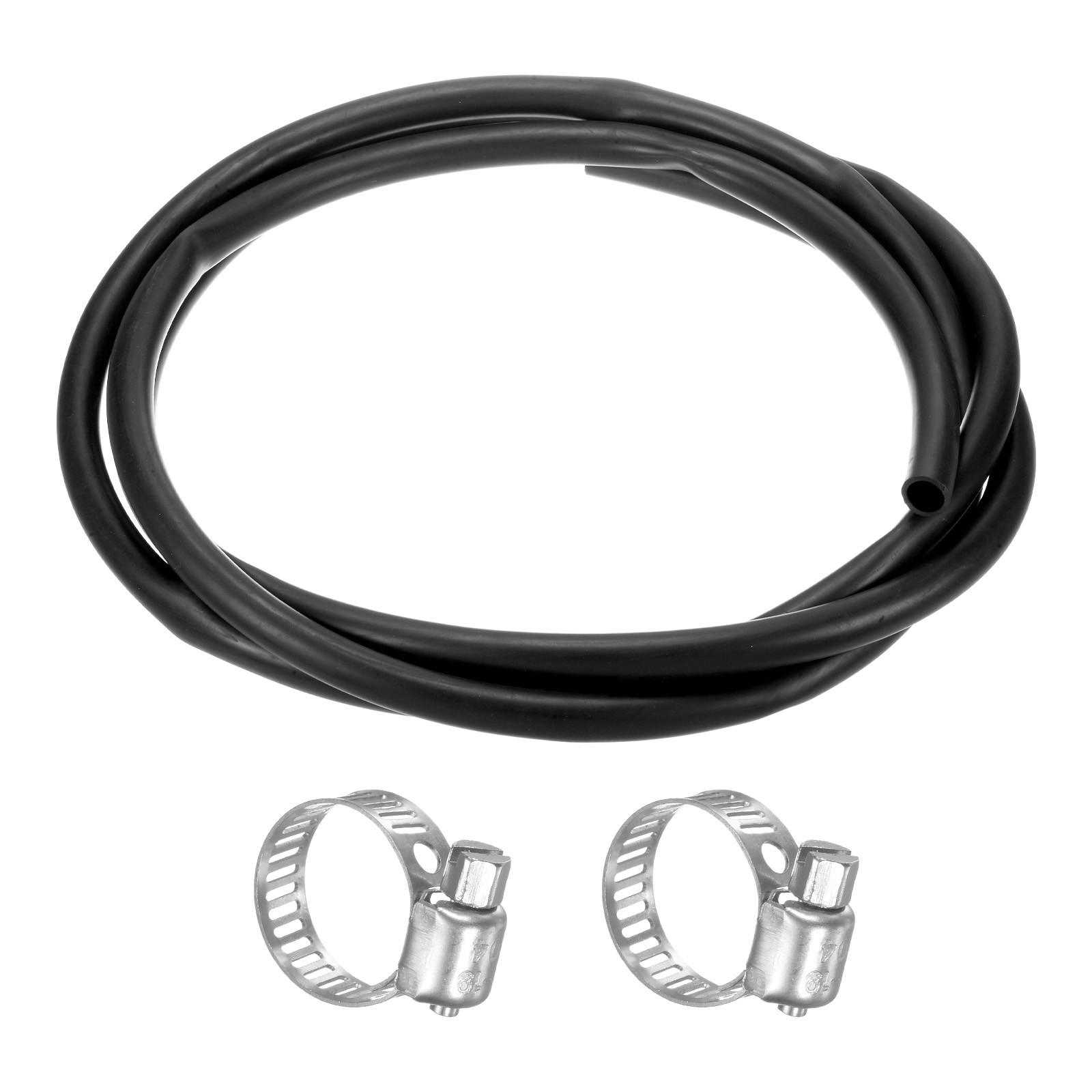 Lubricating Oil Hoses, 12mm x 16mm 9.84FT Rubber Tubing with 6pcs Clamps