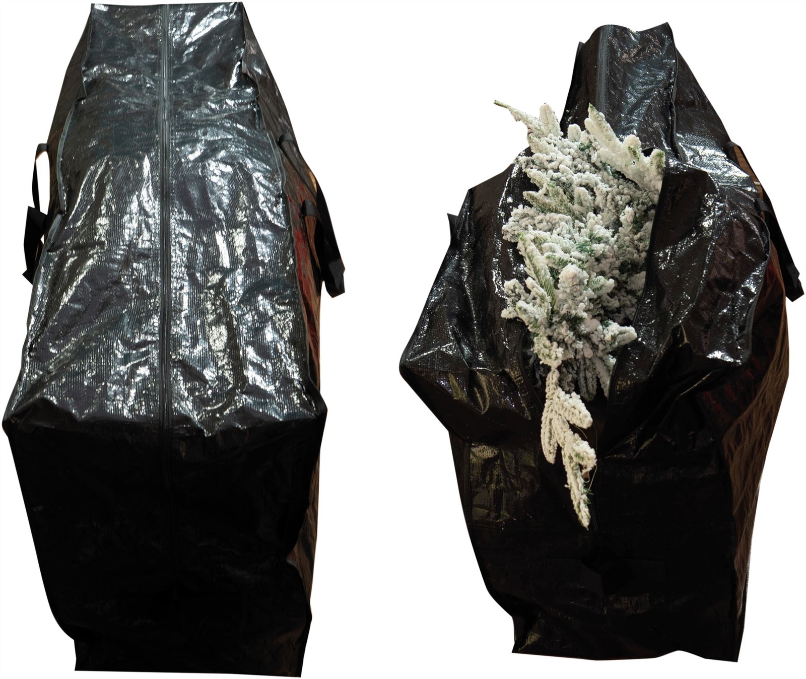 Multi Purpose Storage Bag 1x Large 1x Small for Chrismas Decoration Tree Tinsel