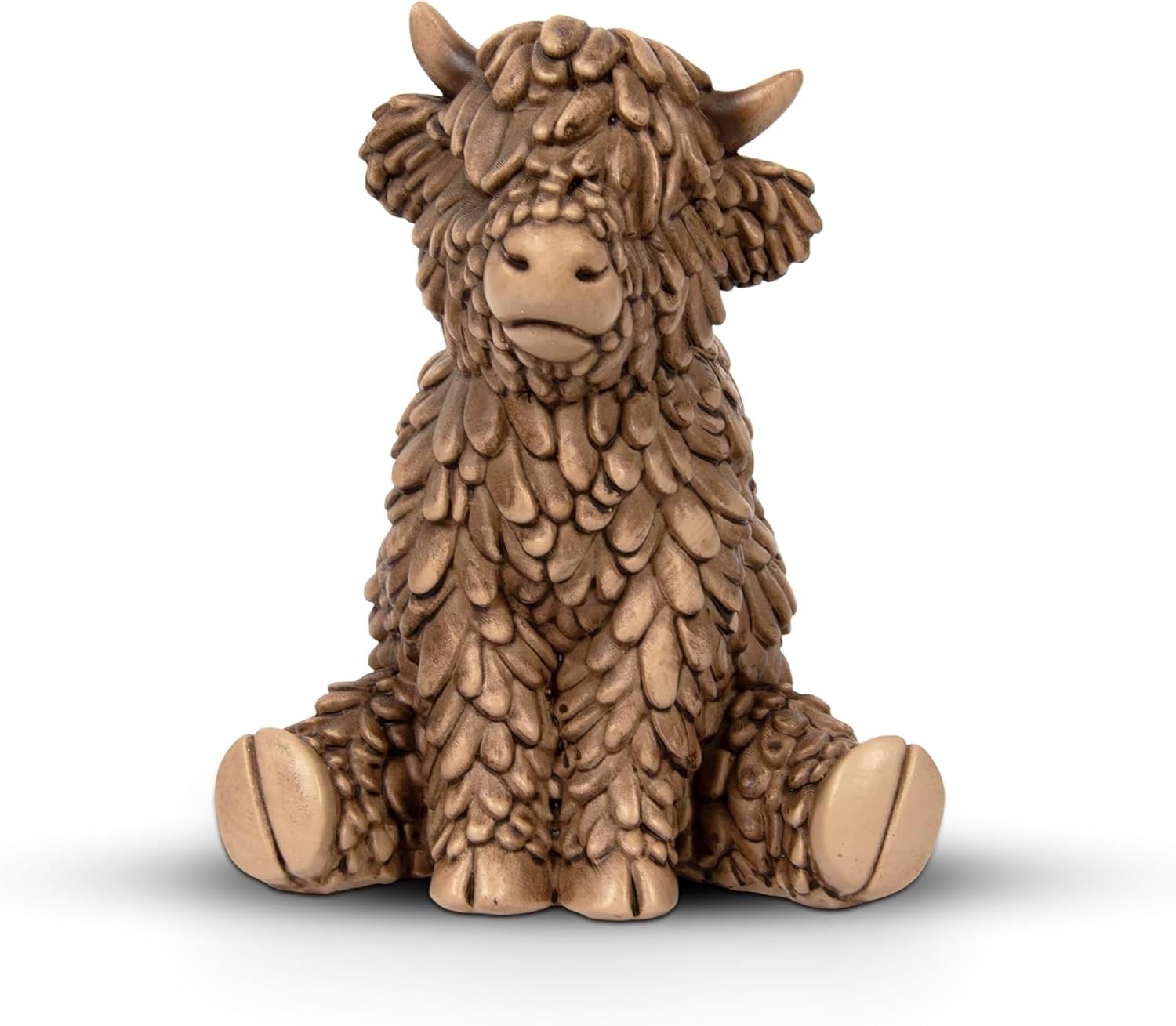 Lesser & Pavey Christmas Hughie Highland Cow Home Decor Figurines & Ornaments F
