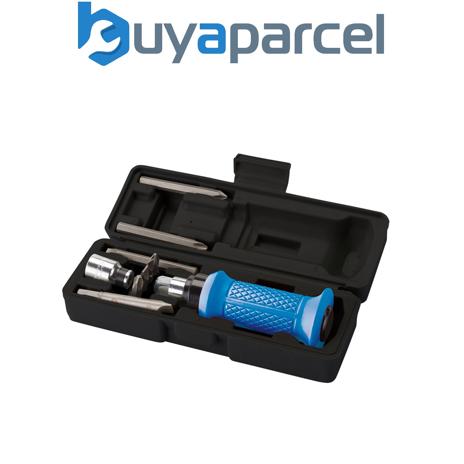 Draper 27837 Impact Screwdriver Set, 1/2" Sq. Dr., 162mm (10 Piece)