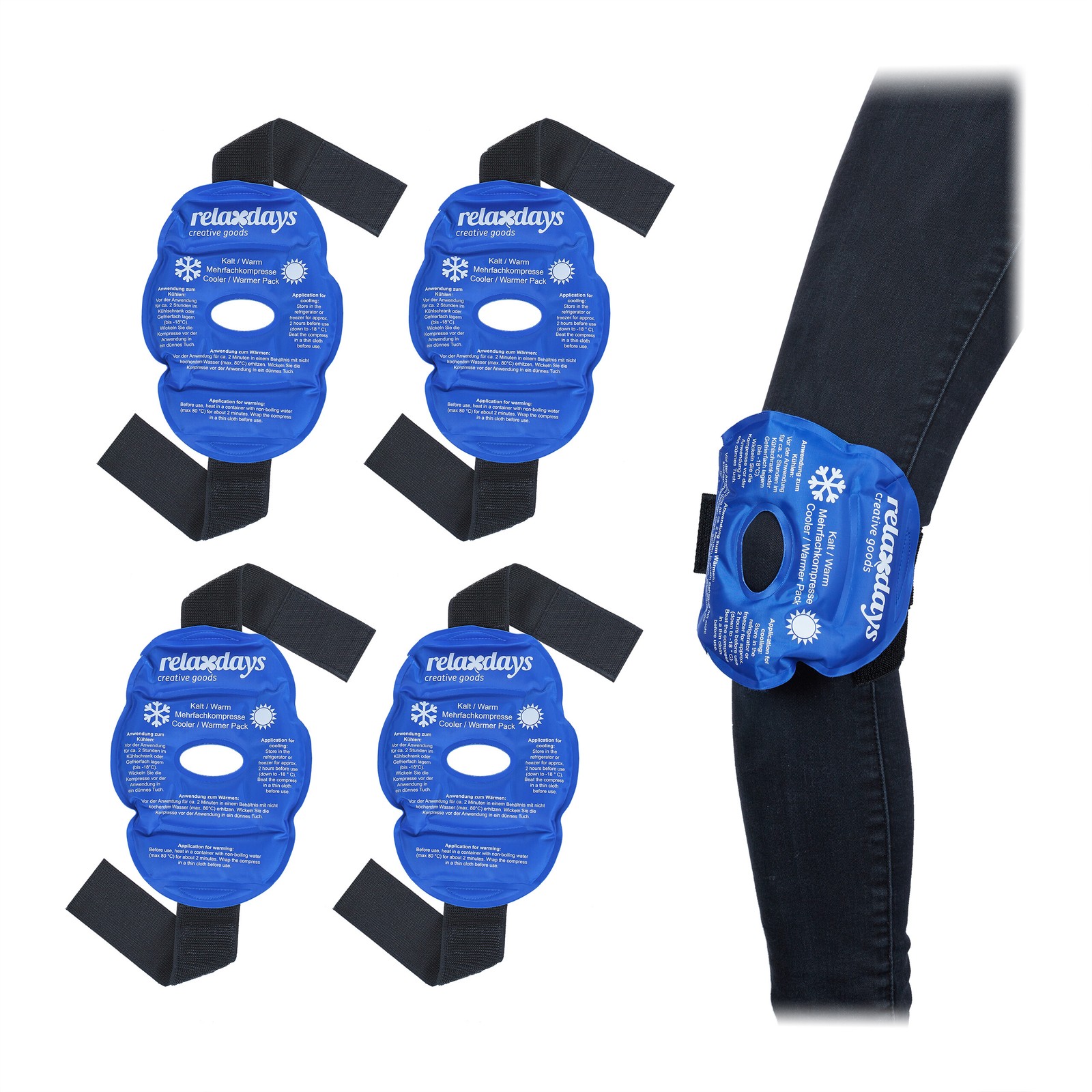 Cooling knee pad hot and cold therapy packs adjustable lightweight flexible
