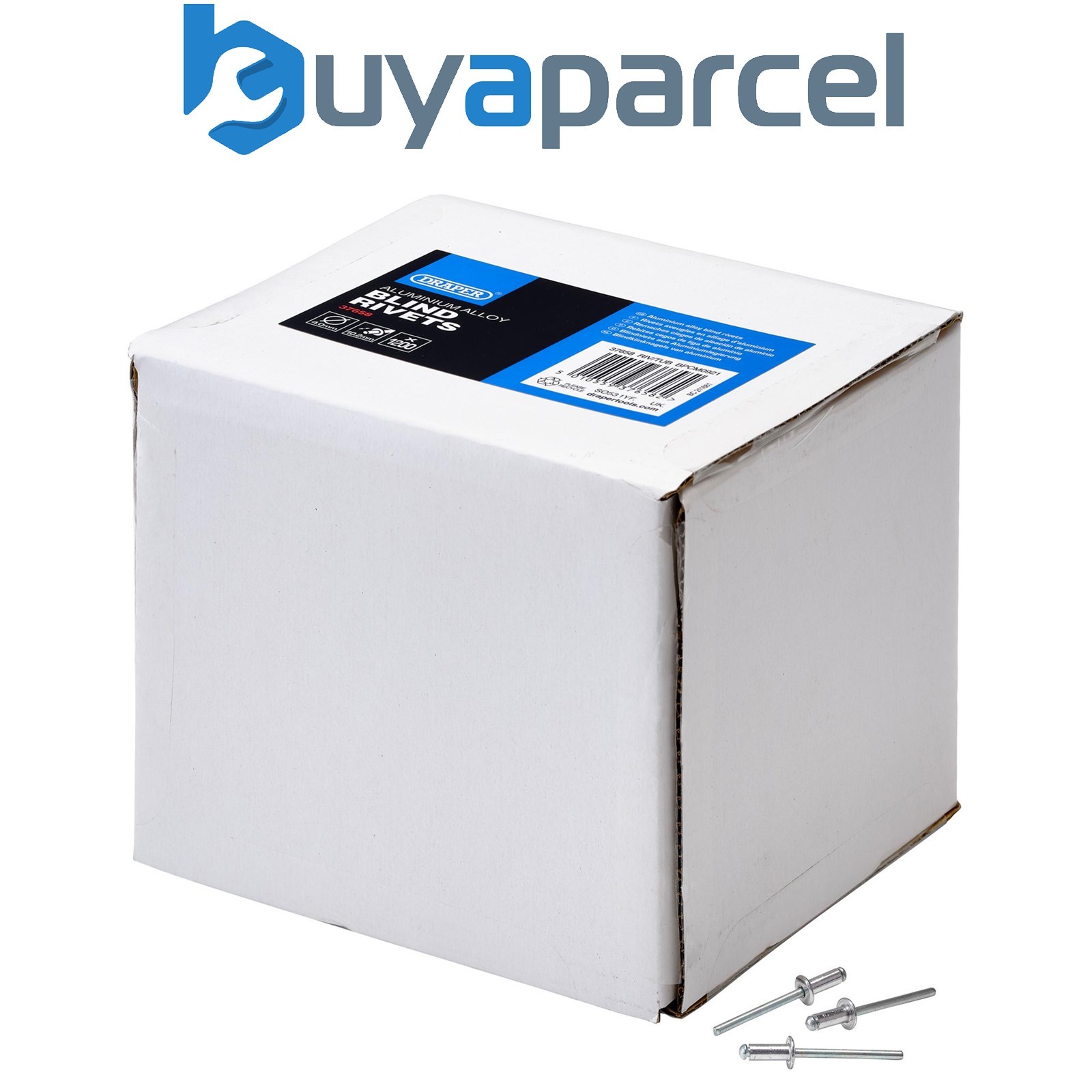 Draper 37658 Blind Rivets, 4.0 x 10.2mm (Tub of 1200)