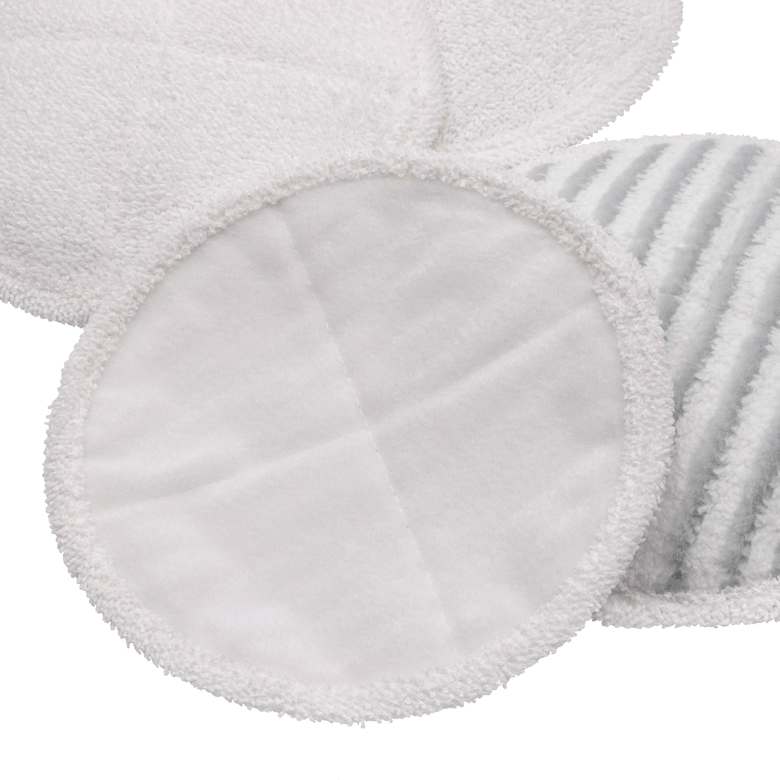 4-Part Microfibre Cleaning Cloth Set for Bissell 20522 SpinWave Mop Pads