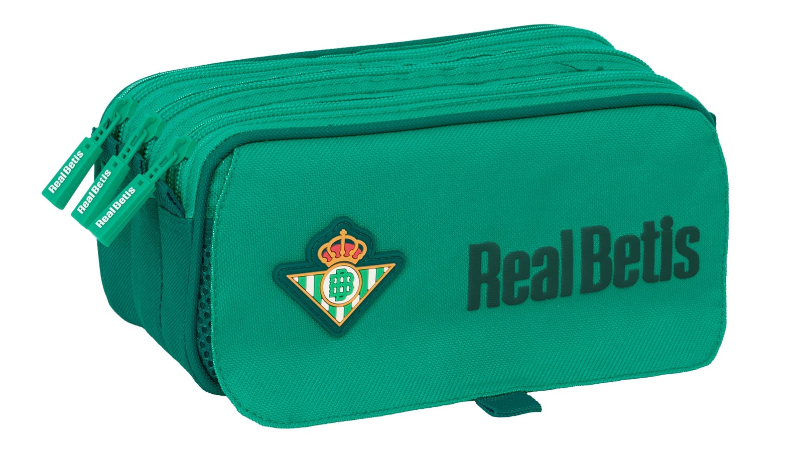 Safta Real Betis Balompié – Triple Big Recycled Pencil Case, Children's Pencil C