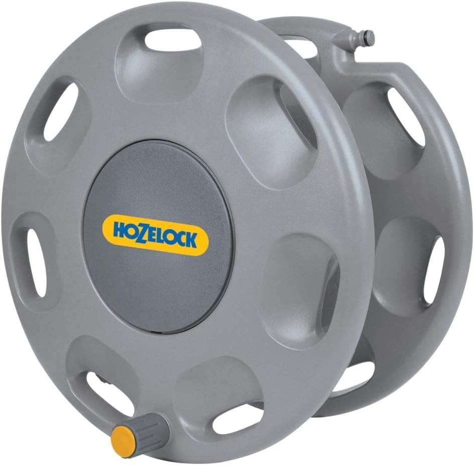 HOZELOCK - Wall-Mounted 60 m Reel, Not Equipped : Max. Capacity 60m, Mounting B