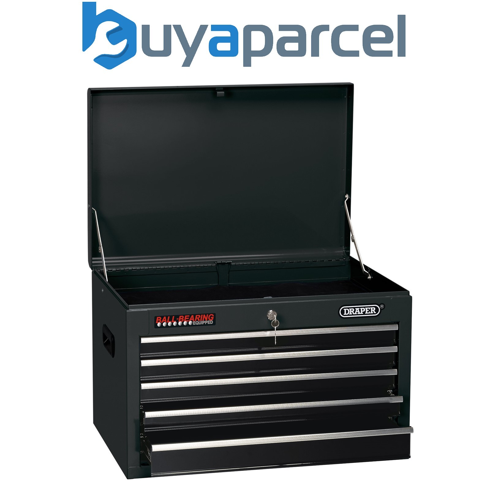 Draper 35737 Tool Chest, 5 Drawer, 26", Black