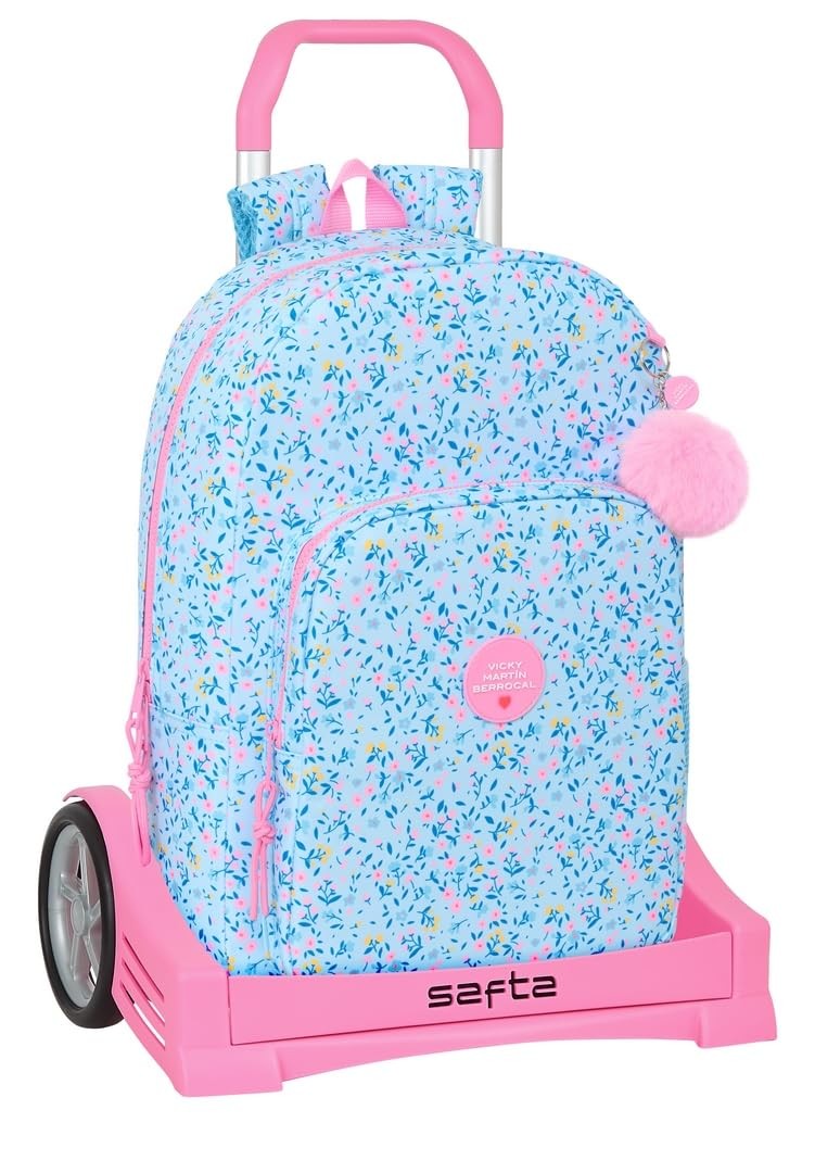 Safta VMB Paradise – School Backpack, with Evolution Trolley Included, Ideal for
