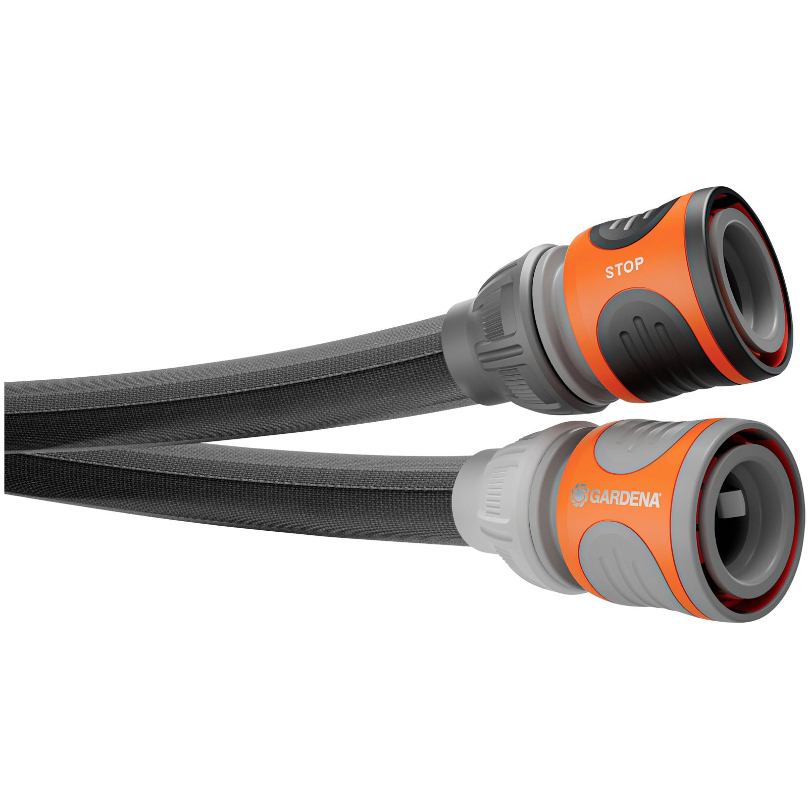 GARDENA Liano Life Fabric Hose Set 10m 1/2" UV/Frost Resistant