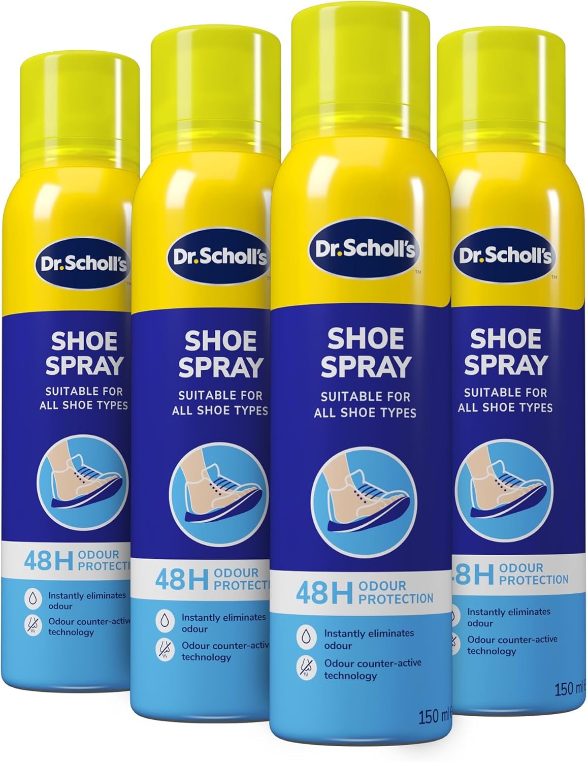 Dr. Scholls Fresh Step Anti Odour Shoe Spray Eliminates Odor For Up To 48 Hours