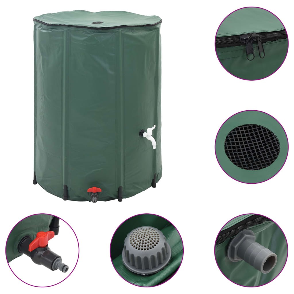 Collapsible Rain Water Tank 250 L vidaXL