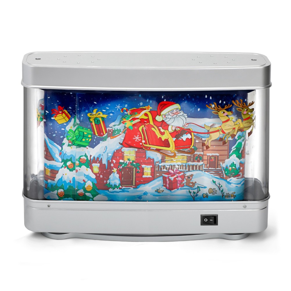 LED Fish Tank Night Light Aquarium Decor Christmas Theme Decorative Table1461