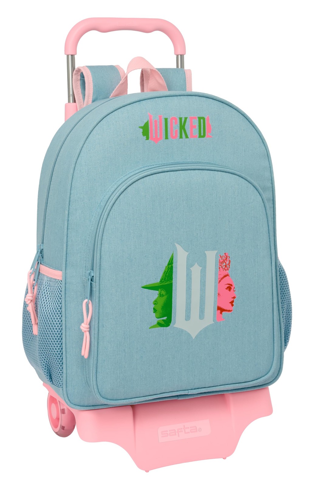 WICKED – Large School Backpack with Trolley, Children's Backpack, Adaptable to T