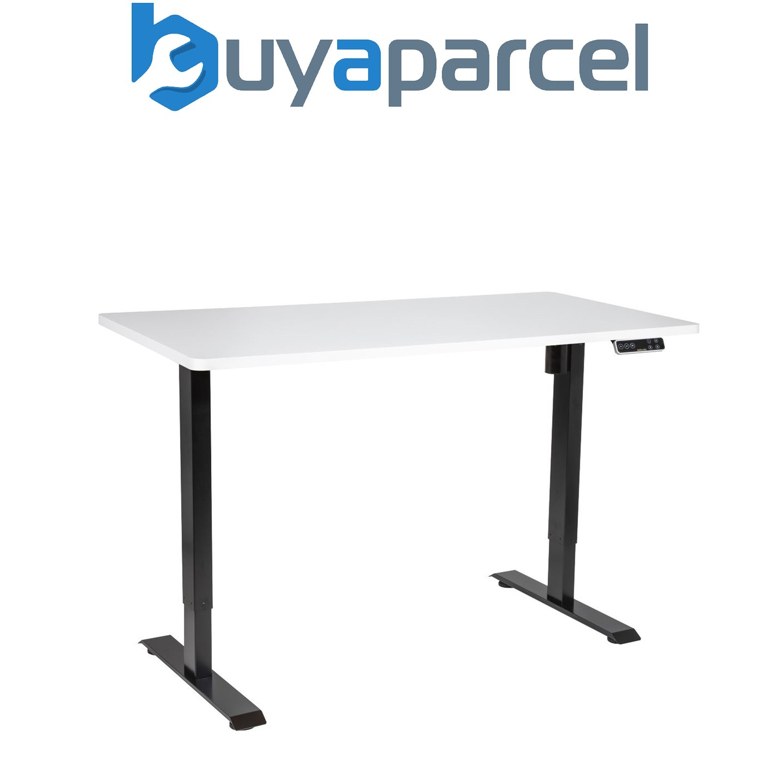 Sealey DH244 Dellonda White Electric Height Adjustable Standing Desk with Memory