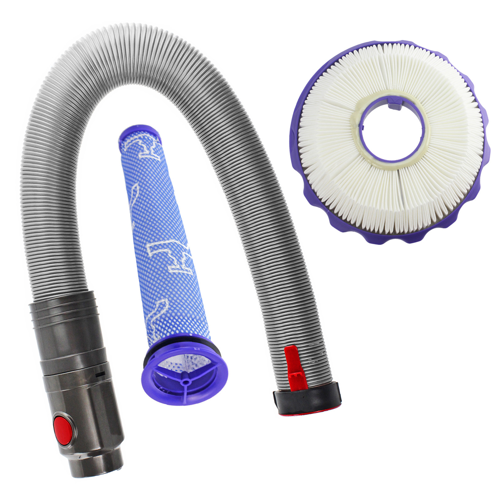 Hose Pipe + Motor Filters Washable Pre + Post for Dyson DC40 Vacuum Cleaner