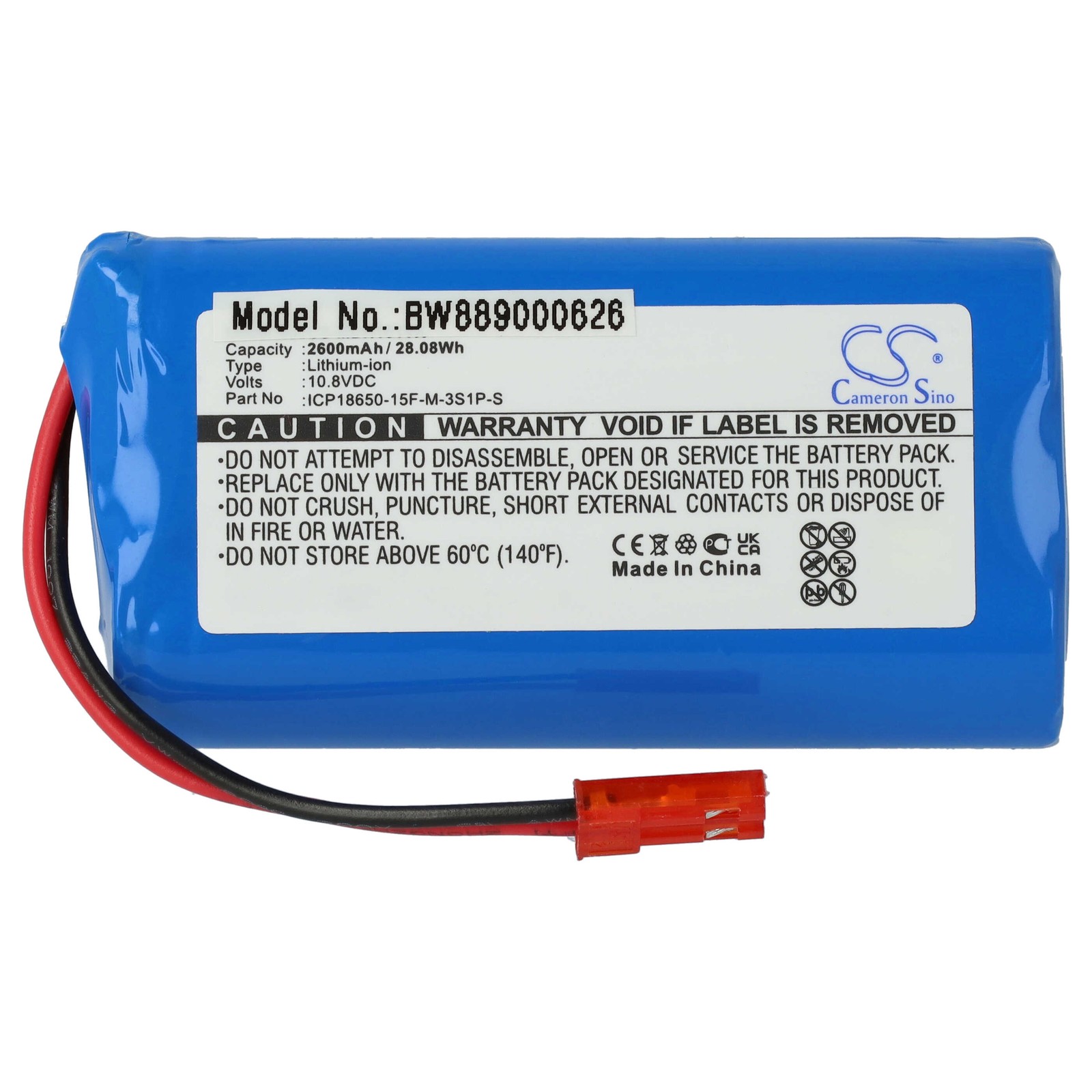 Battery for Medion ICP186500-15F-M-3S1P-S 2600mAh 11.1V