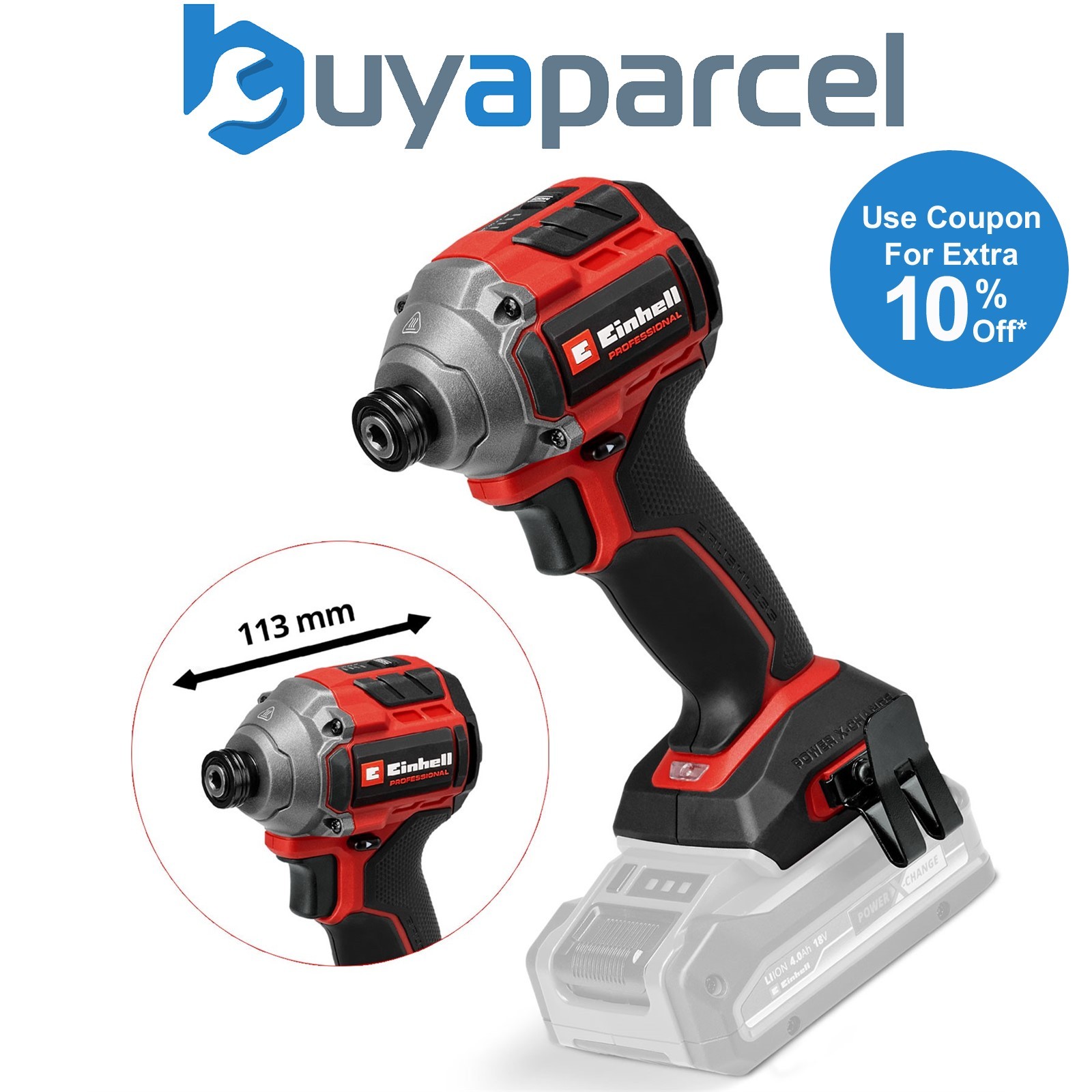 Einhell Professional Brushless 18v Impact Driver TP-CI 18/250-C Li BL 250Nm PXC