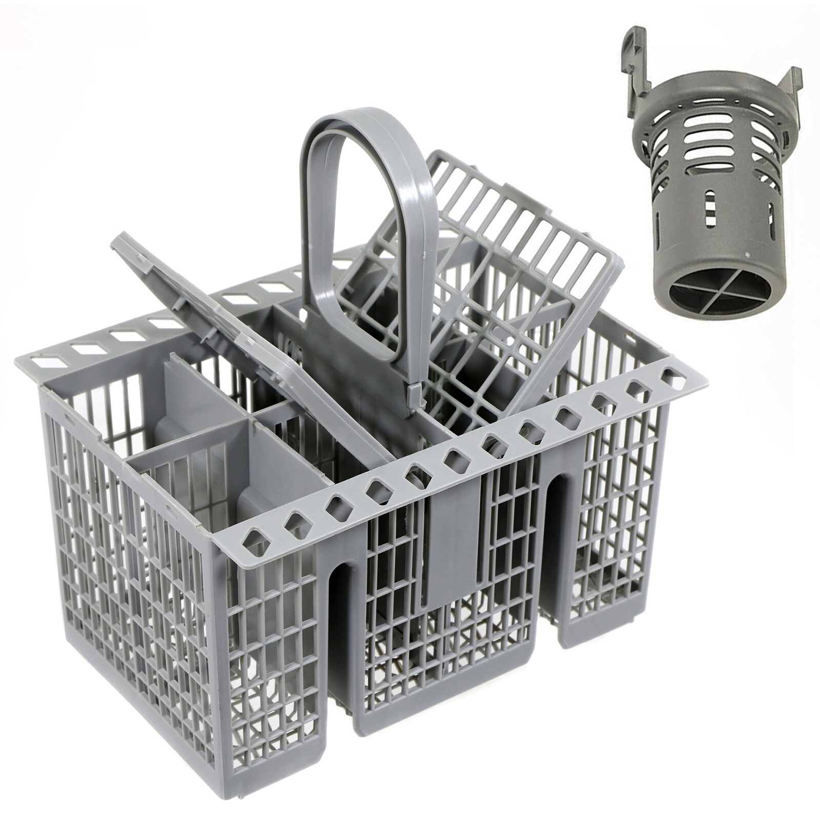 Cutlery Basket + Central Waste Filter for INDESIT HOTPOINT WHIRLPOOL Dishwasher