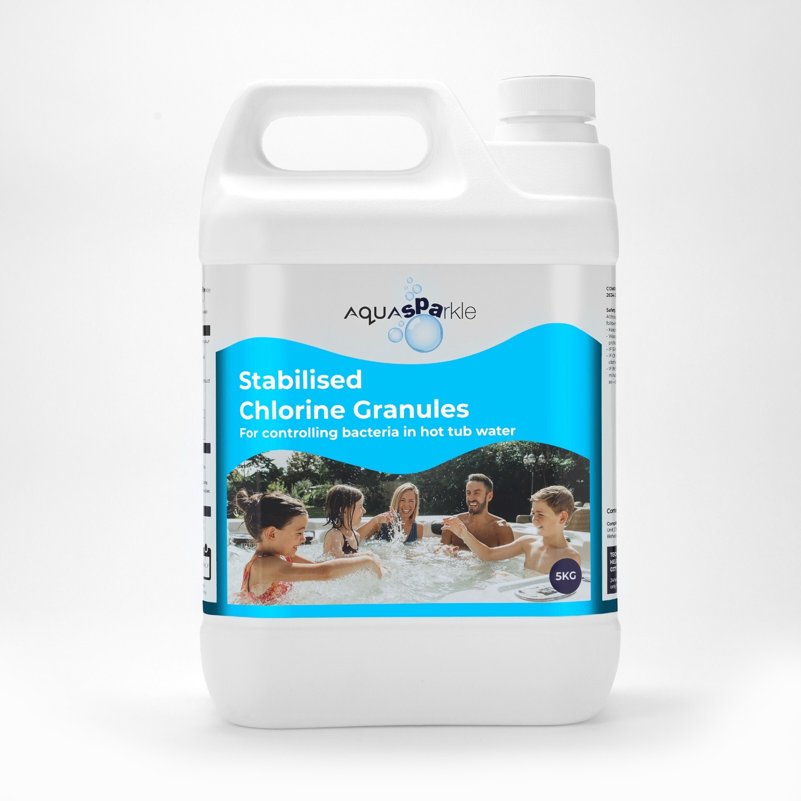 NEW! Stabilised Chlorine Granules AquaSparkle Swimming Pool Hot Tub Spa 5kg