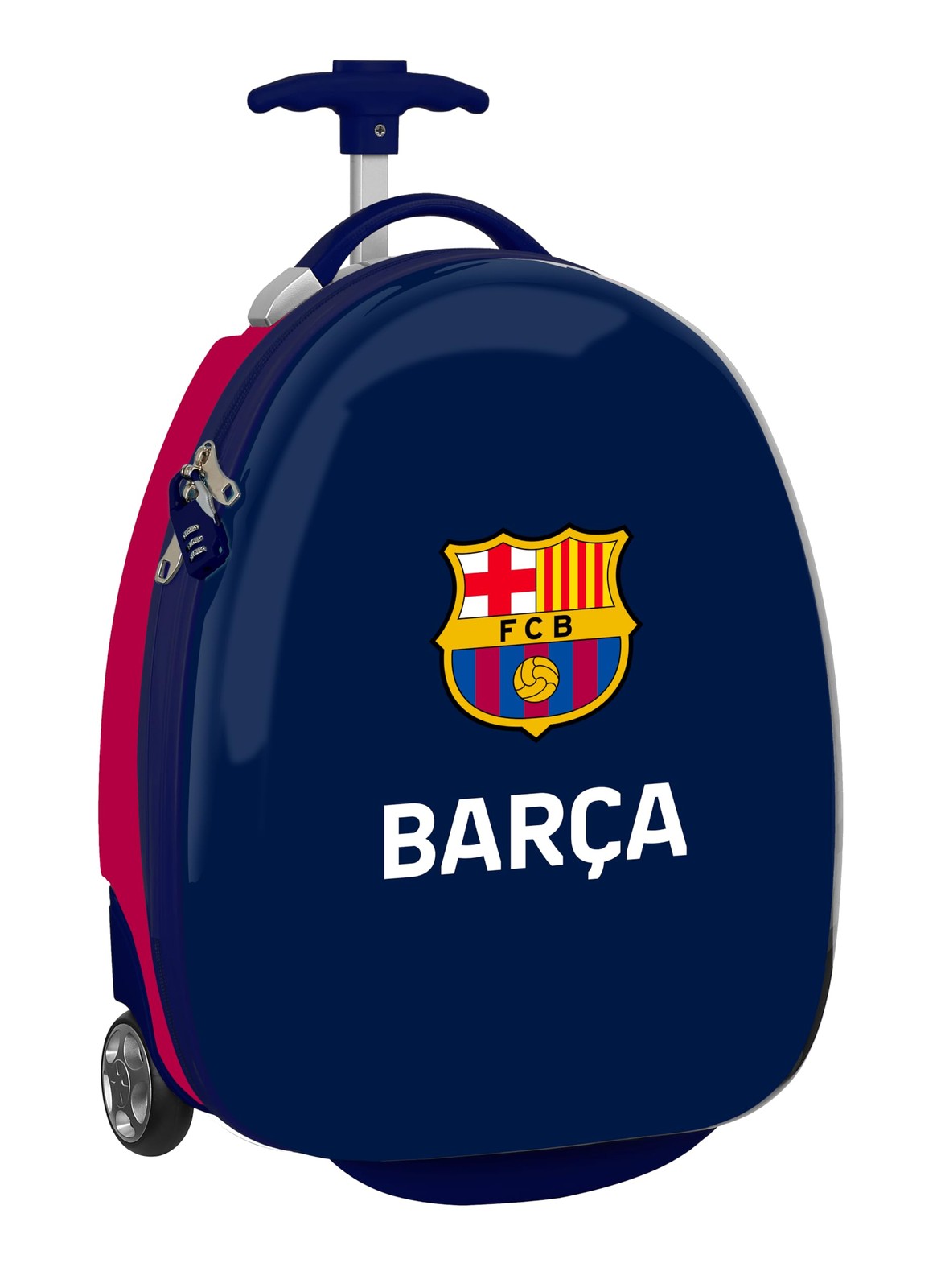 F.C. Barcelona 1st Team 25/26 – Cabin Trolley 16 Inches, Suitcase with Wheels, S