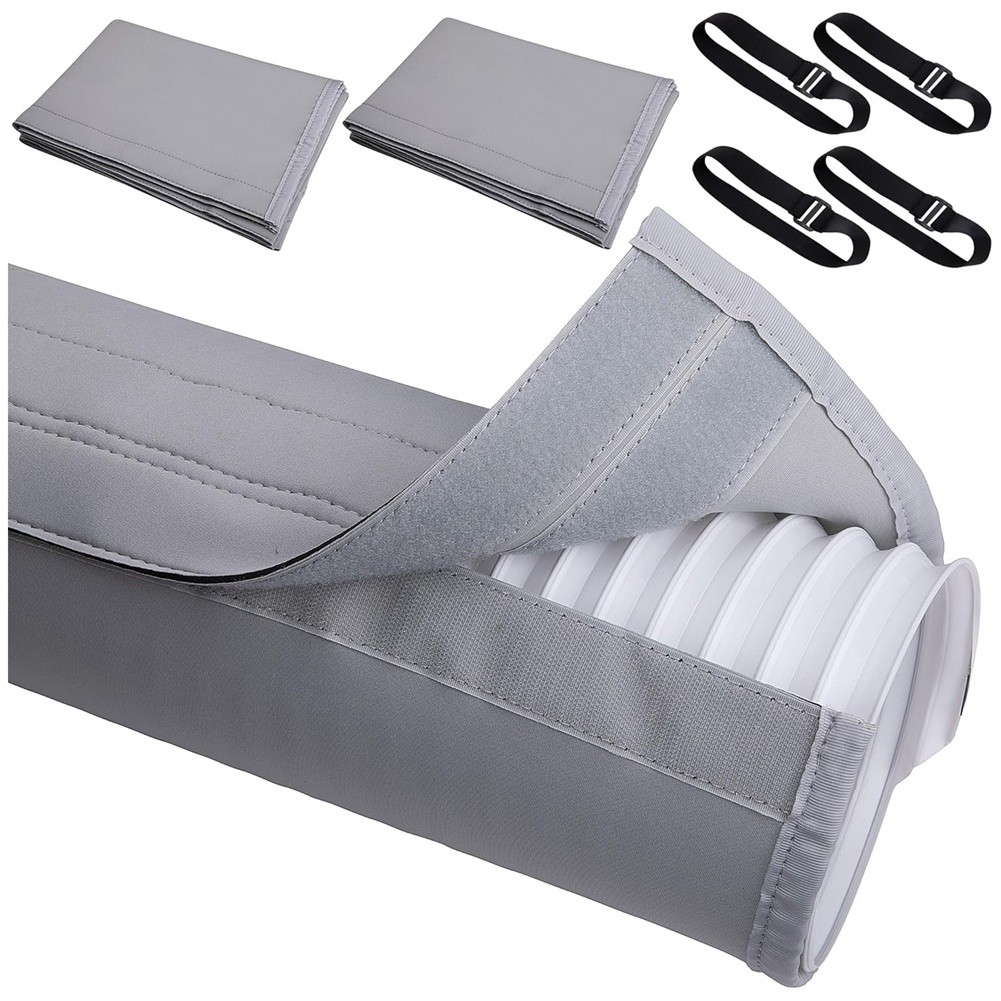 2set Air Conditioner Hose Cover Wrap-AC Hose Duct Vent Cover for 5inch & 55737