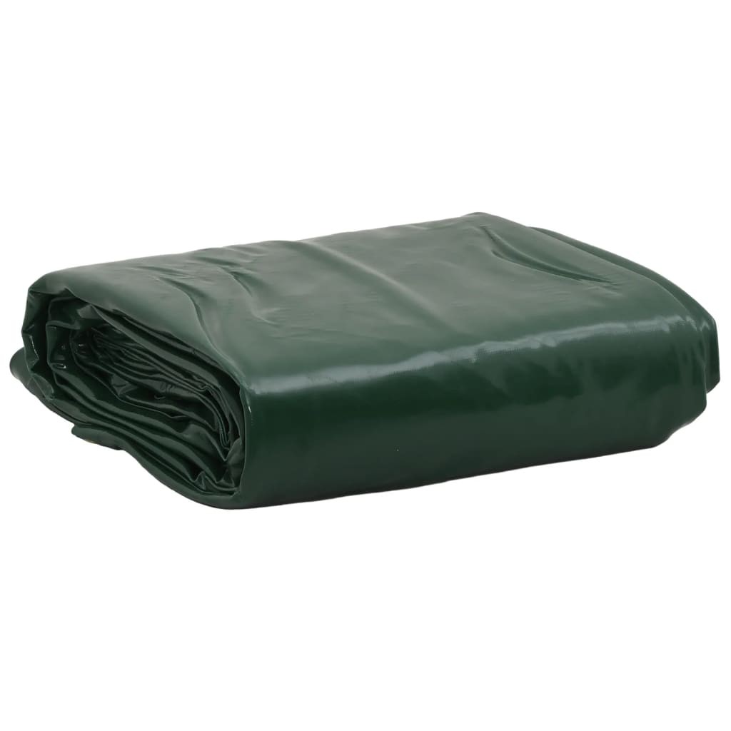 Tarpaulin Cover Ground Sheet Waterproof Camping Tarp Green 650 g/m² vidaXL