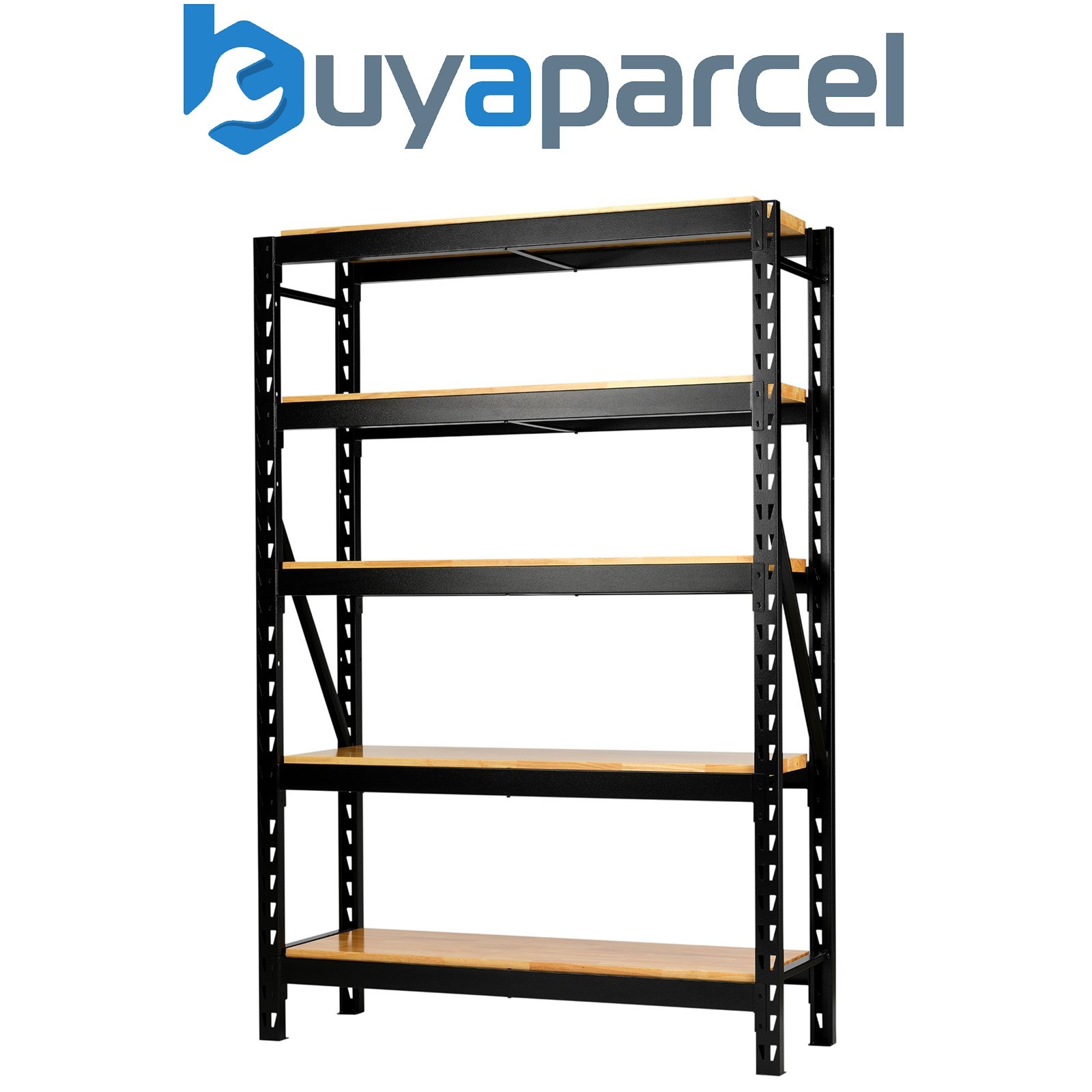 Draper 27995 BUNKER 22 Piece Modular 5 Tier Racking with Hardwood Shelving, 1500
