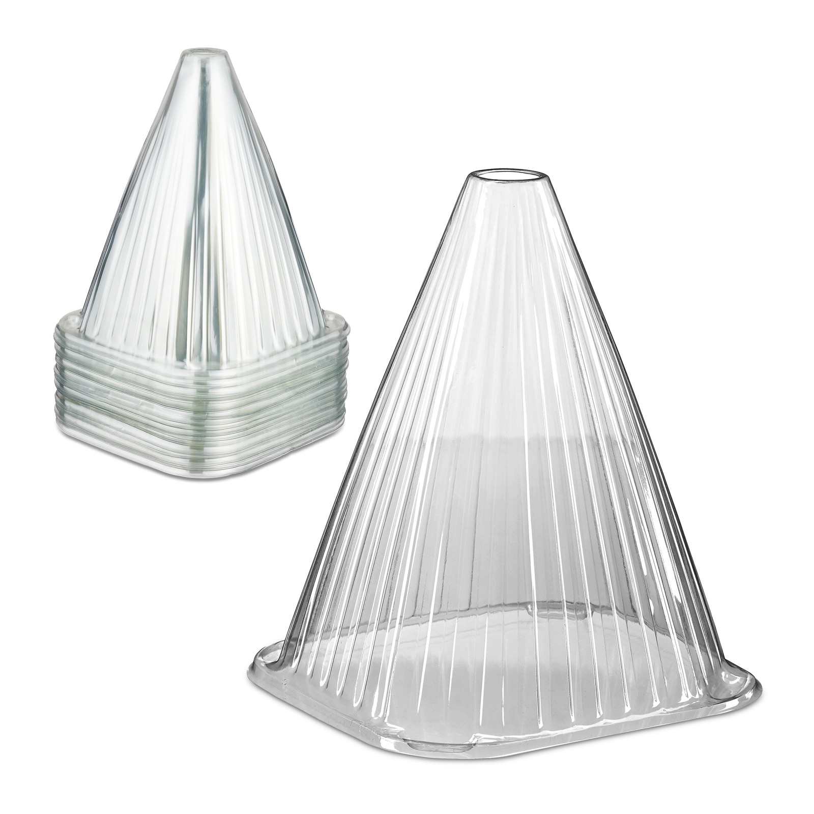Greenhouse cones Seedling Covers PVC plant hoods Lightweight Easy Setup