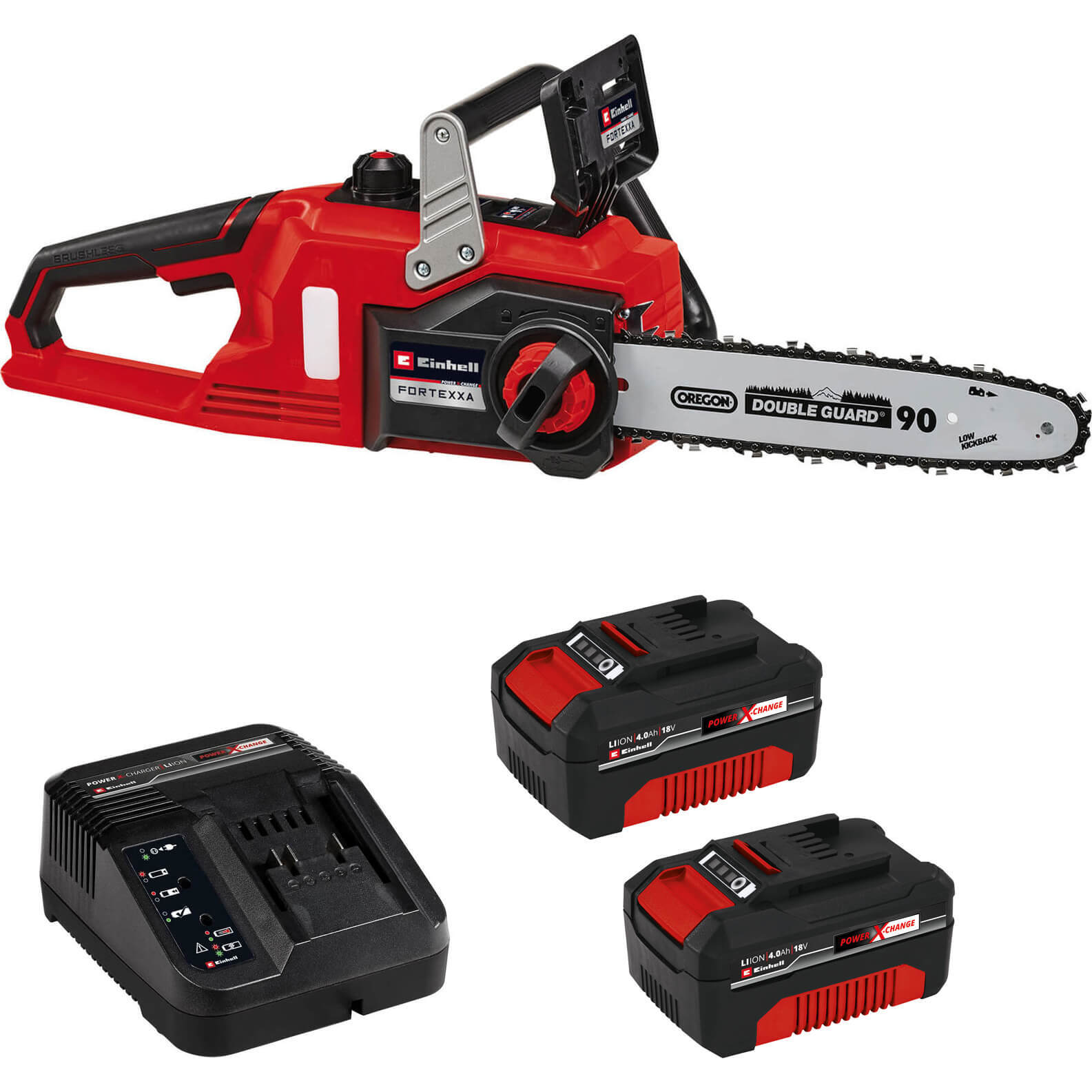Einhell FORTEXXA 18/30 18v Cordless Chainsaw 270mm 2 x 4ah Li-ion