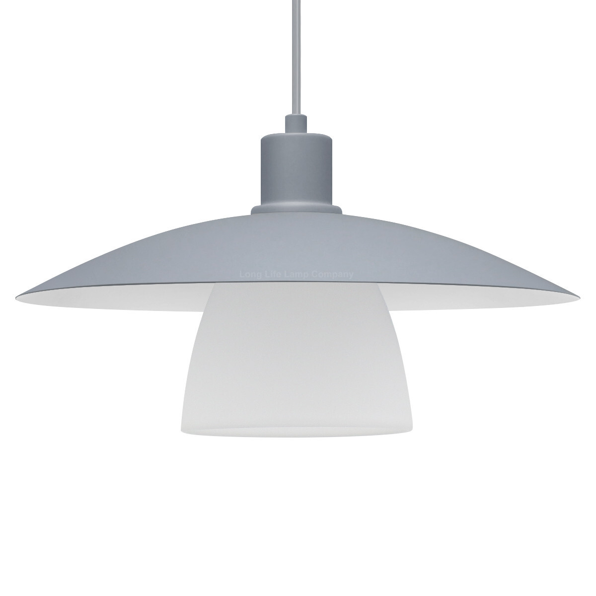 Grey Frosted Glass Modern Ceiling Pendant Light H3130